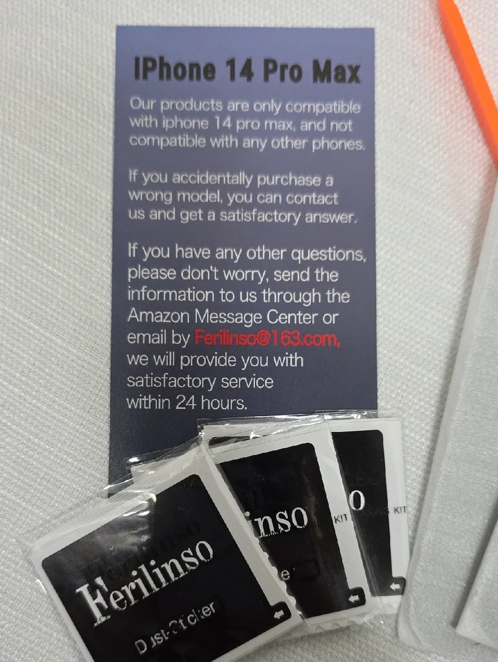 Ferilinso Tempered Glass, Screen Protector, Camera Protectors, Iphone 14 PRO MAX